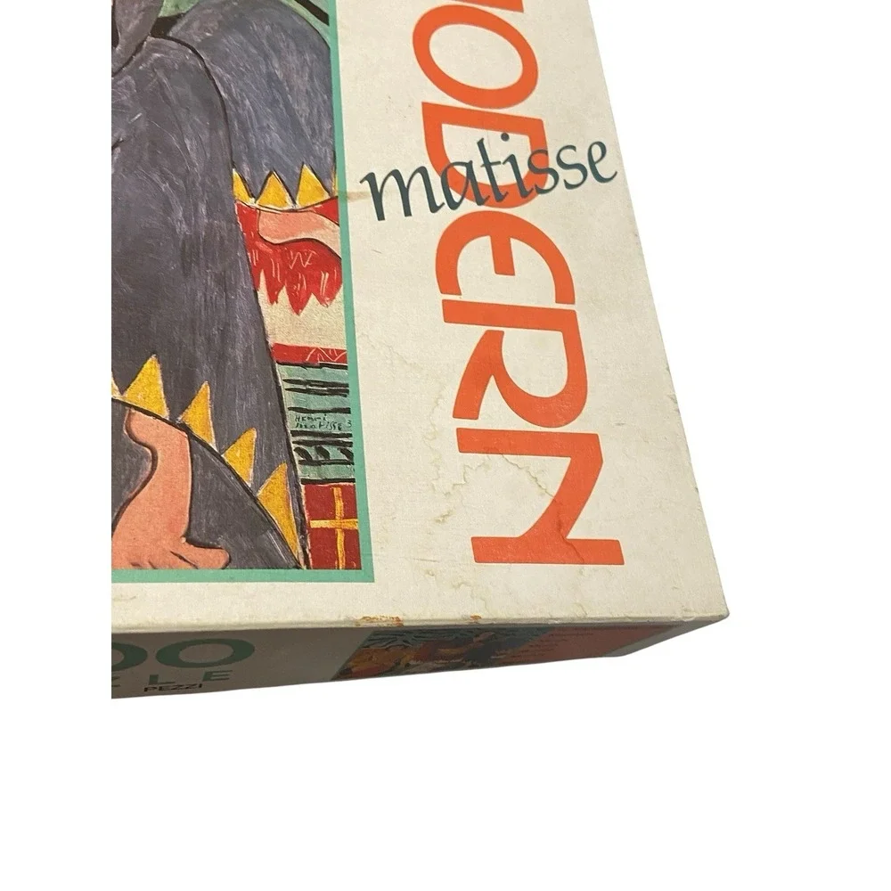 MB Modern Henri Matisse Music Musique 1000 Piece Puzzle 1991